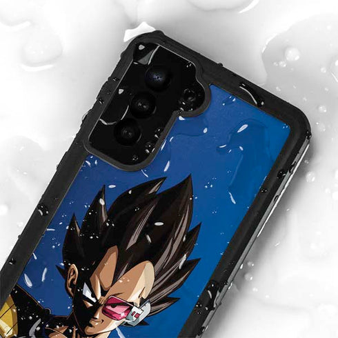 Dragon Ball Z Vegeta Portrait Galaxy S24 Plus Waterproof Case
